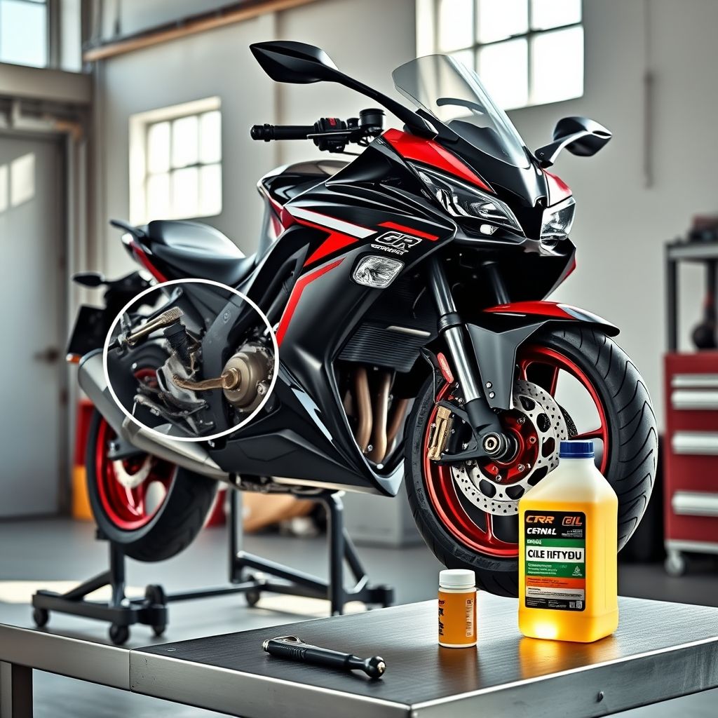 วิธีเปลี่ยนถ่ายน้ำมันเครื่อง CBR650R 2026